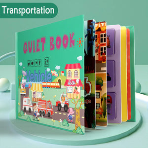 MONTESSORI BUSY BOOK FOR KIDS TO DEVELOP LEARNING SKILLS